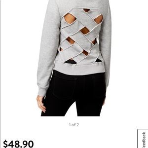 Rachel Roy Crisscross Back Sweater -New w.o tags